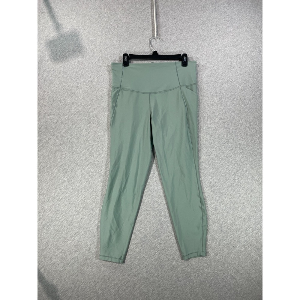 All in Motion 7/8 Length Activewear Leggings Womens Large Sage Green High Rise